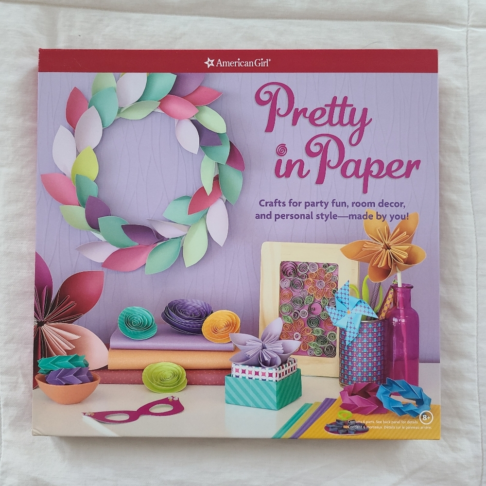 American Girl Pretty in Paper Craft Activity Book